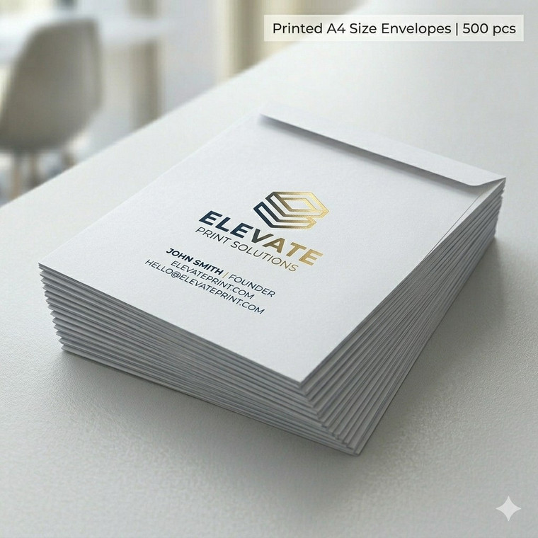 Printed A4 Size Envelopes 500 pcs