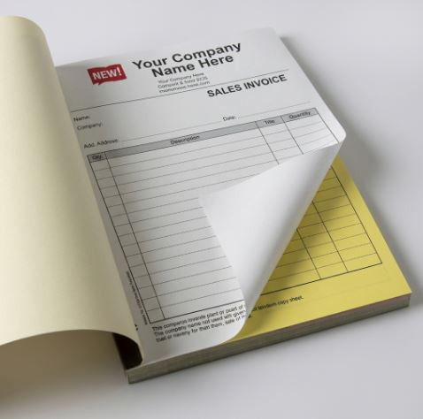 Duplicate Invoice Books (2 copies) 5 Books