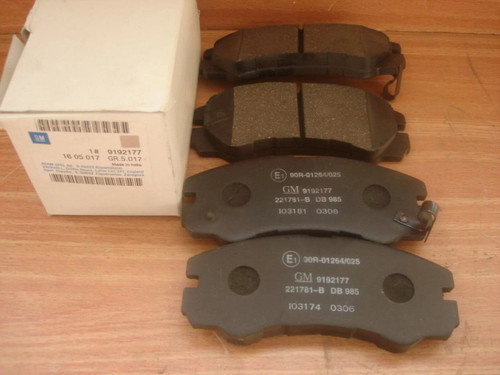 Brake Pads Front fits Opel Vauxhall Frontera A B Monterey 9192177 Genuine View Front