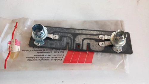 Tail Rear Light Left Bulb Connector Plate fits Fiat 127 4242938 Genuine View Front