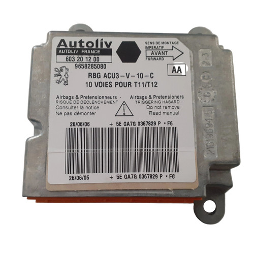 Airbag Control Unit fits Peugeot 206 9658285080 6545GP Genuine