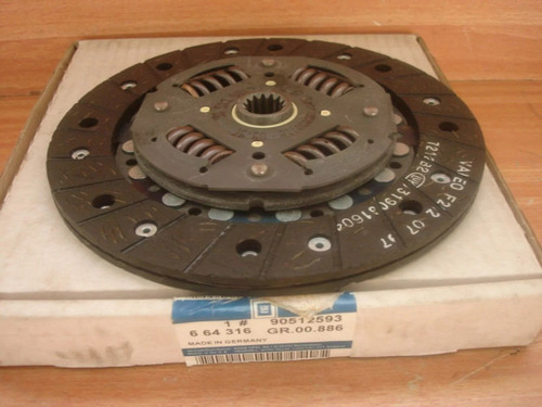 Clutch Plate Disc fits Opel Corsa A B Vauxhall Nova 90512593 Genuine View Front