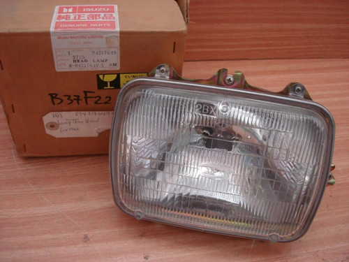 Headlight Rectangular fits Isuzu Pickup Bedford Faster KB Chevrolet LUV Genuine 8942176491 View Front