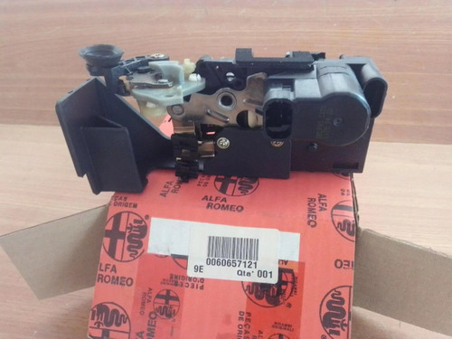 Door Lock Rear Left fits Alfa Romeo 156 60657121 Genuine View Front