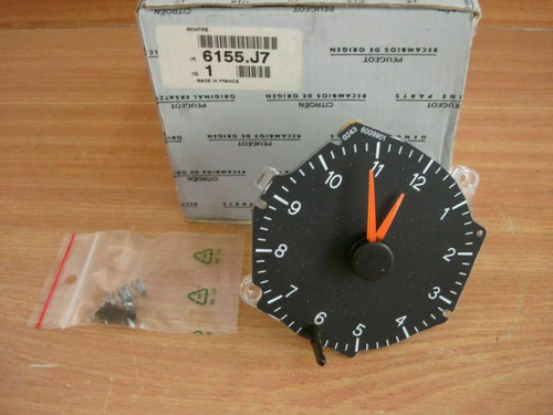Clock fits Peugeot Citroen Expert 806 Dispatch Synergie Evasion Jumpy 6155J7 View Front