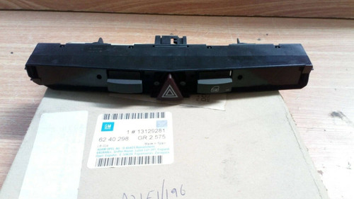 Switch Hazard Light fits Opel Vauxhall Astra H Zafira B 13129281 Genuine View Front