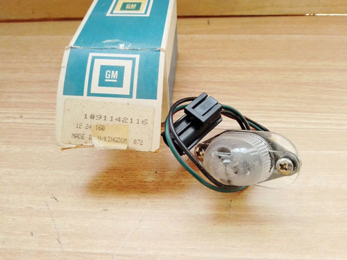 Number Plate Light Rear fits Opel Vauxhall Frontera A 91142116 Genuine View Front