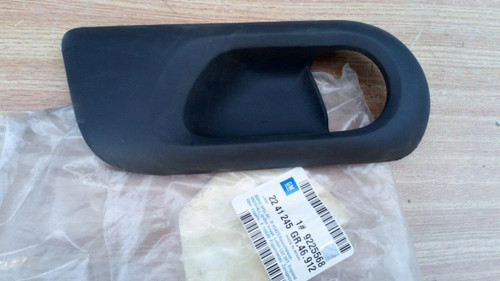 Interior Door Handle Bezel Rear Left fits Opel Vauxhall Corsa C 9225568 Genuine View Front
