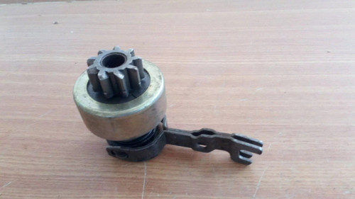 Starter Motor Gear with Fork fits Fiat Ducato 79081045 Genuine View Front