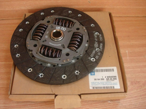 Clutch Plate Disc fits Opel Vauxhall Calibra X20XEV 90542066 Genuine View Front