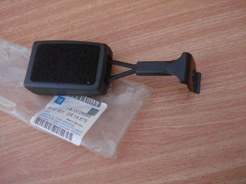 Seat Belt Buckle Lock Rear Right fits Opel Vauxhall Astra H 13128869 Genuine View Front