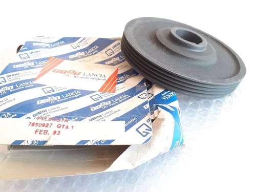 Crankshaft Pulley fits Fiat Tempra Uno Tipo Lancia Dedra 4PK 7650927 Genuine View Front