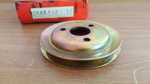 Power Steering Pump Pulley fits Alfa Romeo 145 146 60588158 Genuine View Front