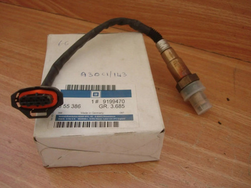 Lambda Sensor fits Opel Vauxhall Corsa C Signum Omega B Vectra C Genuine 9199470 View Front