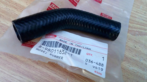EGR Water Hose fits Isuzu D-Max Dmax Rodeo Denver 8980116321 Genuine View Front