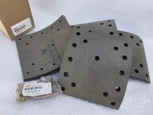 Brake Shoes Lining Set Rear fits Isuzu Bus Truck 1883110250 Genuine View Front