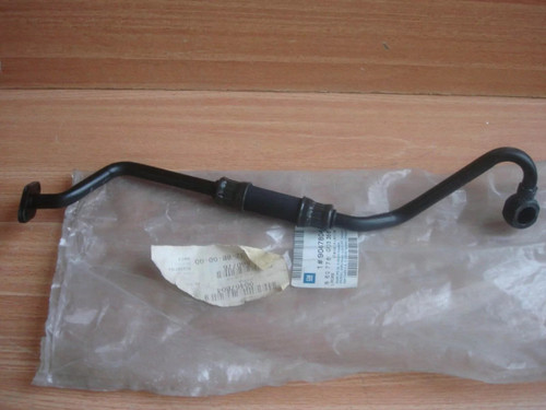 Turbo Charger Oil Pipe Return fits Opel Vauxhall Astra F X17DTL 90467804 Genuine View Front