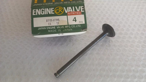 4x Exhaust Valves fits Daihatsu Delta DV2# DV3# DG engine 1969-1977 13715-87305 View Front