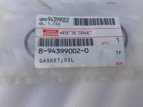Oil Cooler Gasket Oring fits Isuzu Bus Truck 8943990020 Genuine View Front