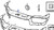 Front End Panel Upper fits Opel Vauxhall Vectra B 90503007 Genuine View Front