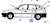 Window Rear Door Right Green Tinted fits Opel Vauxhall Astra F Classic Genuine 90360428 View Right