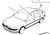 Window Rear Door Right Green Tinted fits Opel Vauxhall Vectra B 90464314 Genuine View Front