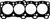 Head Gasket fits Mazda 323 BF BG BW 1.7 Diesel PN engines BS070 View Front