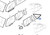Window Rear Quarter Left fits Opel Kadett E 90196969 Genuine View Front