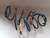 Coil Spring Front fits Opel Kadett D 312673 Genuine View Rear