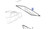 Windscreen Rear fits Opel Kadett E Vauxhall Astra 90197384 Genuine View Front