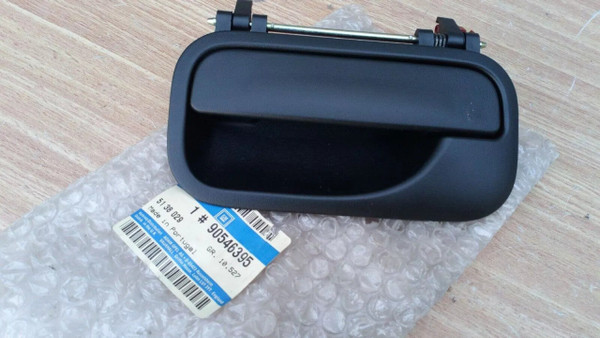 Exterior Door Handle Rear Left Black fits Opel Vauxhall Astra F Corsa B 90546395 View Front