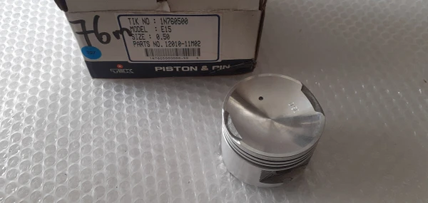 4x Piston fits Nissan E15S 76.50mm Bore Oversize 0.50 12010-11M02/50 View Front