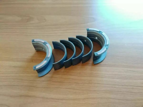 Main Bearings Crankshaft Set fits Mitsubishi G23B 2G23 2G24 2G25 +0.75mm MS1800/75 View Front