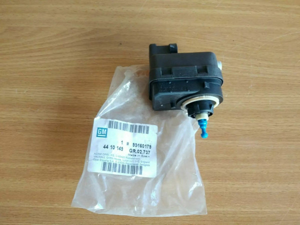 Actuator Headlamp Levelling fits Opel Vauxhall Vivaro A Trafic 93160179 Genuine View Front