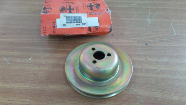 Pulley Power Steering Pump fits Alfa Romeo 33 907 Series 60547820 Genuine View Front