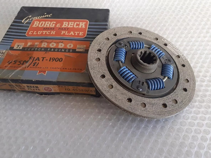 Clutch Disc Plate fits Fiat 1900 45589/81 View Front