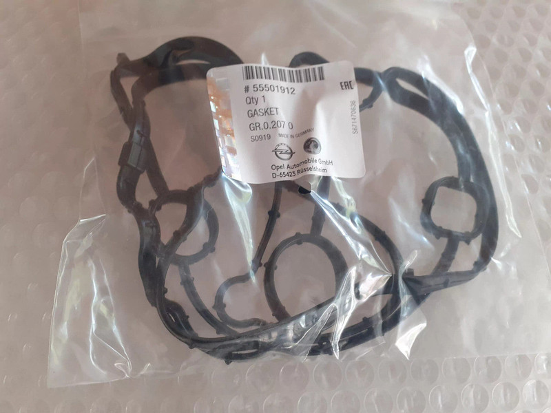 Valve Cover Gasket Rocker fits Opel Vauxhall B10 D10 F10 Petrol 55501912 Genuine View Front