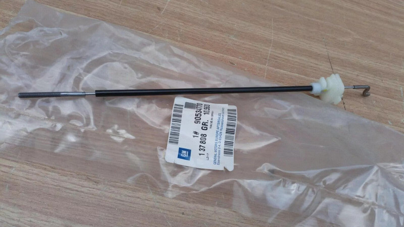 Door Lock Cable Front fits Opel Vauxhall Corsa C Combo Van 90534770 Genuine View Front