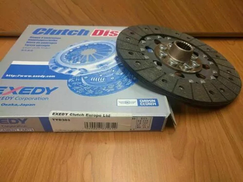 Clutch Disc fits Toyota Avensis CDT220 RAV4 CLA20 CLA21 1CDFTV 224mm TYD303 View Front