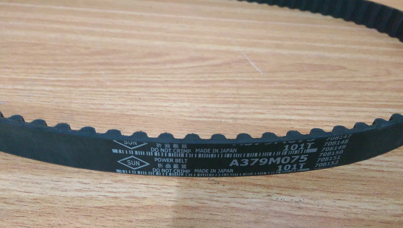 Timing Belt fits Nissan Serena Vanette Largo CD20T CD20 CD20TI engines W101TR19SUN View Front