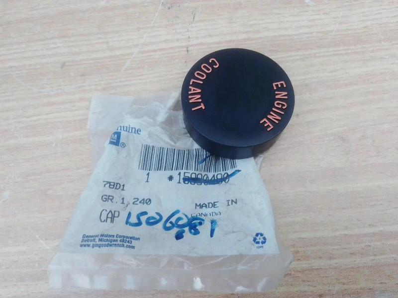 Engine Coolant Reservoir Cap Recovery Tank fits Chevrolet Blazer GMC Jimmy 15060681 View Front