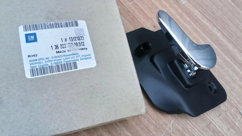Interior Door Handle Front Right fits Opel Vauxhall Meriva A 13121872 Genuine View Front