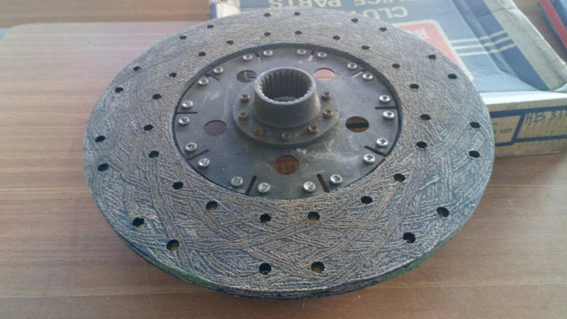 Clutch Disc fits County Ernest Doe Ford Roadless Traction Whitlock 330mm HB3167 View Front