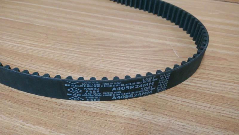 Timing Belt fits Honda Accord Vigor AC AD CA1 CA5 CA6 Prelude AB EY/ES A18A A20A W108TR24SUN View Front