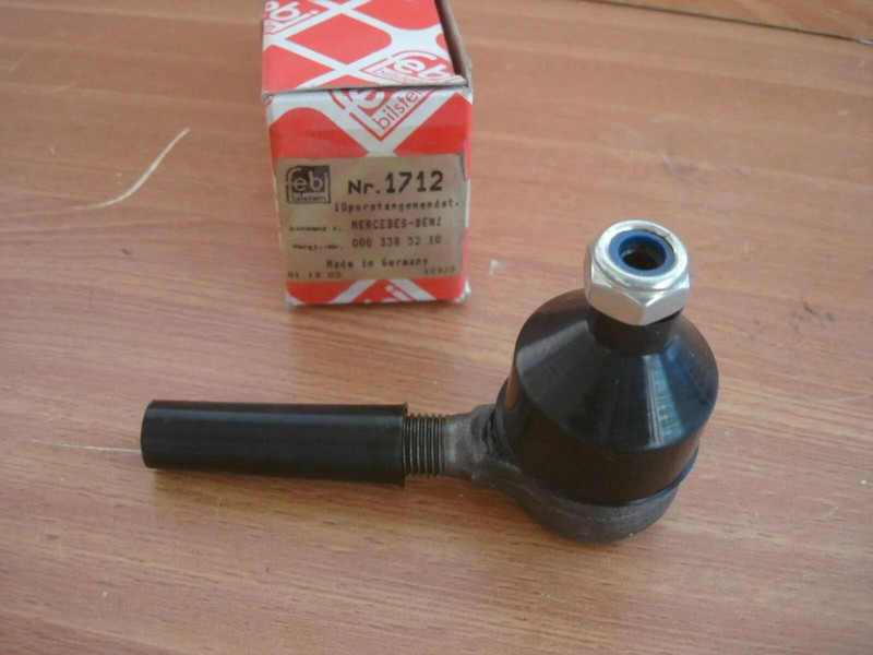 Tie Rod End Left fits Mercedes Benz 126 107 108 109 110 111 114 115 116 180 190 3385210 View Front