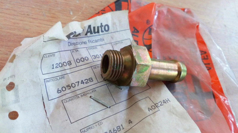 Brake Connector fits Alfa Romeo 60507428 Genuine View Front