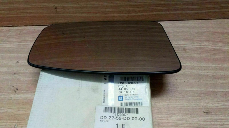 Wing Mirror Glass Upper Left 250mm fits Opel Vauxhall Movano A 9120907 Genuine View Front
