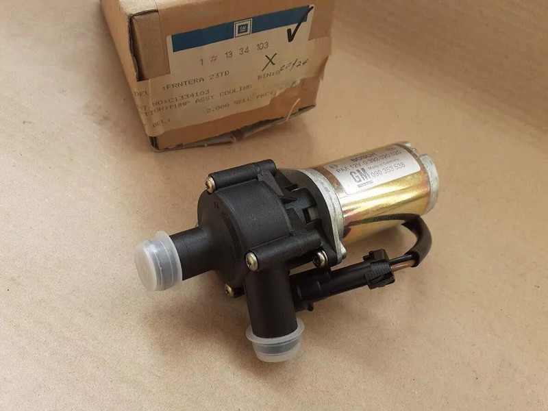 Water Pump Auxiliary fits Opel Frontera A Omega A Vauxhall Carlton 23D 90510214 View Front