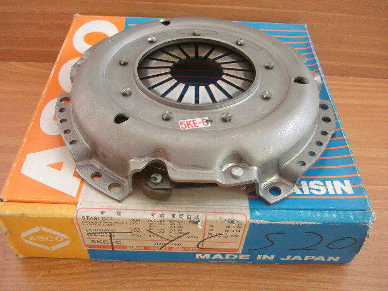 Pressure Plate fits Toyota Corolla AE70 Tercel AL12 AL11 2A engine 190mm TYC520 View Front