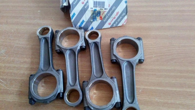 4x Connecting Rods Set Conrod fits Fiat Scudo Ducato Peugeot HDi 9569148388 View Front